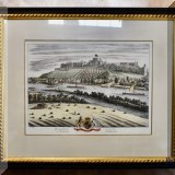 A19. Framed Windsor Castle print 24” x 30” 